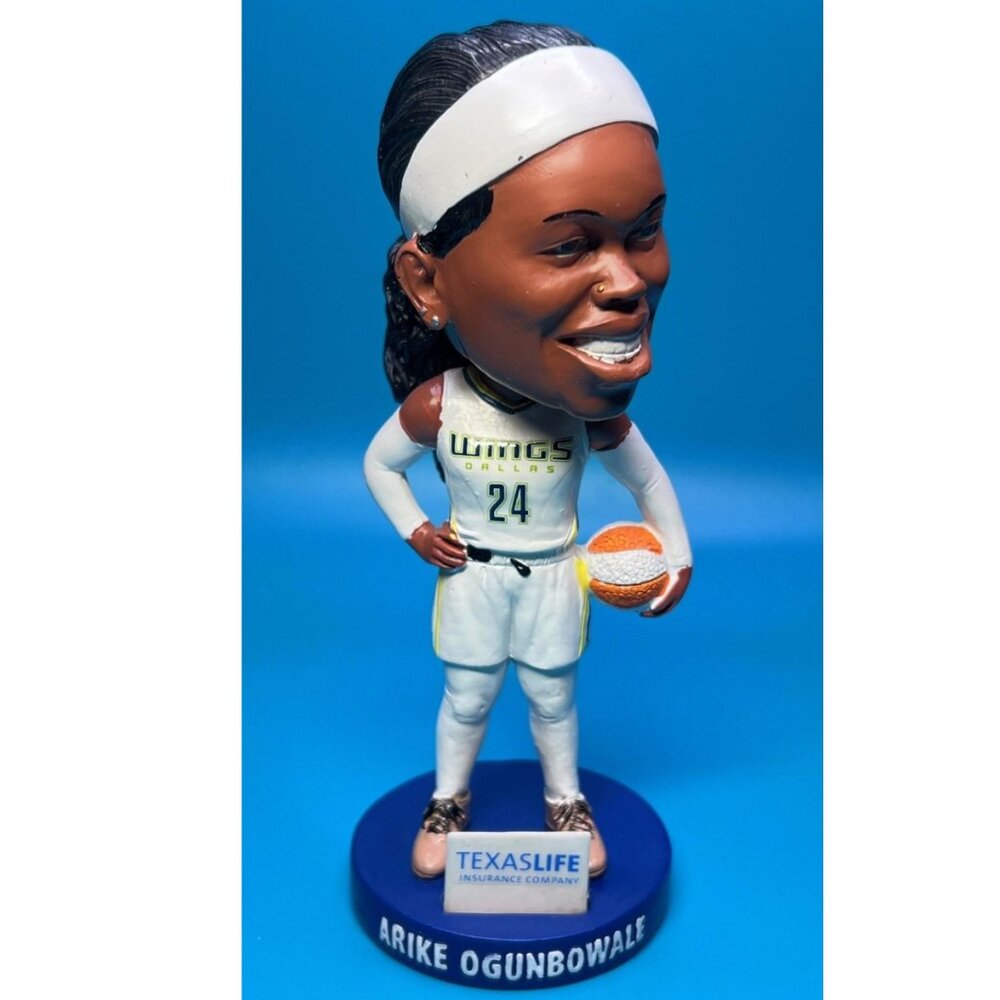 Arike Ogunbowale Bobblehead Dallas Wings #24 WNBA SGA Rare 2023 Limited to 2000